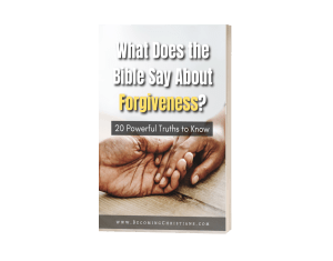 What Does the Bible Say About Forgiveness book cover 3D