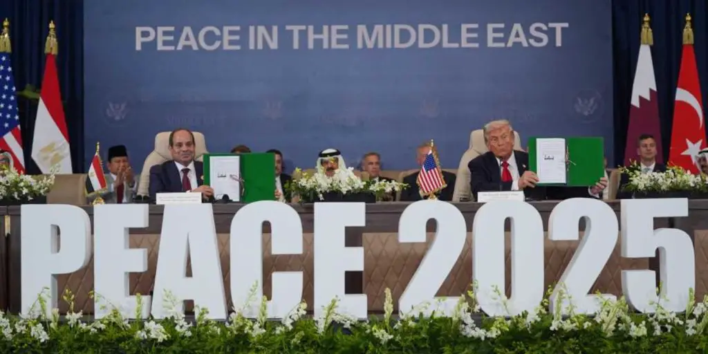 peace in the middle east talk with trump