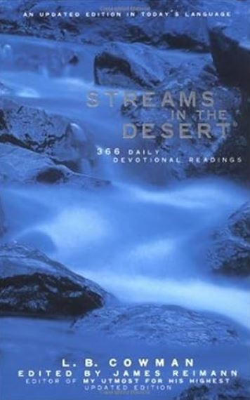 Streams in the Desert: 366 Daily Devotional Readings book cover
