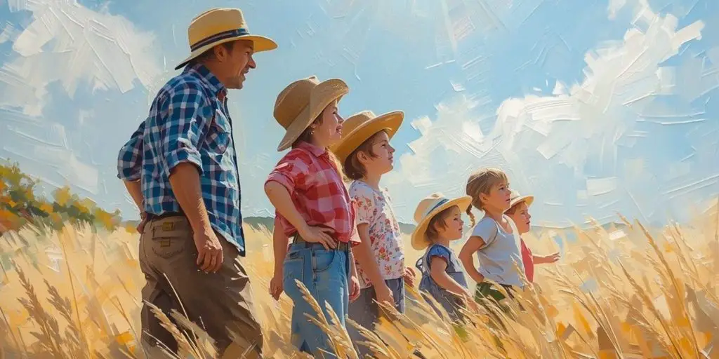 children watching the example set by their parents
