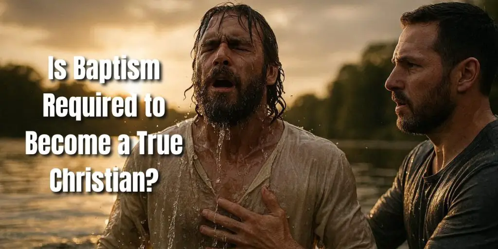 Is Baptism Required to Become a True Christian