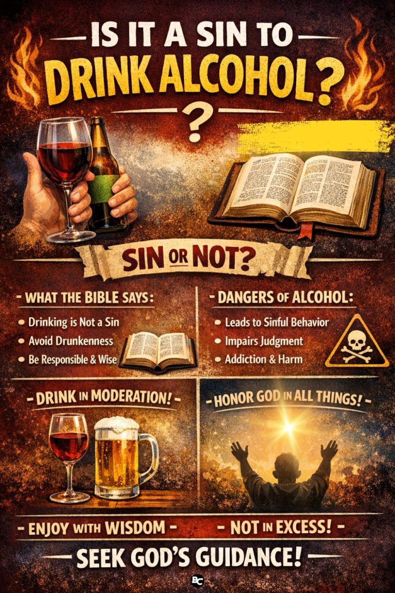 Is It a Sin to Drink Alcohol? A Biblical Perspective