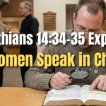 1 Corinthians 1434-35 Explained Can Women Speak in Church featured blog image