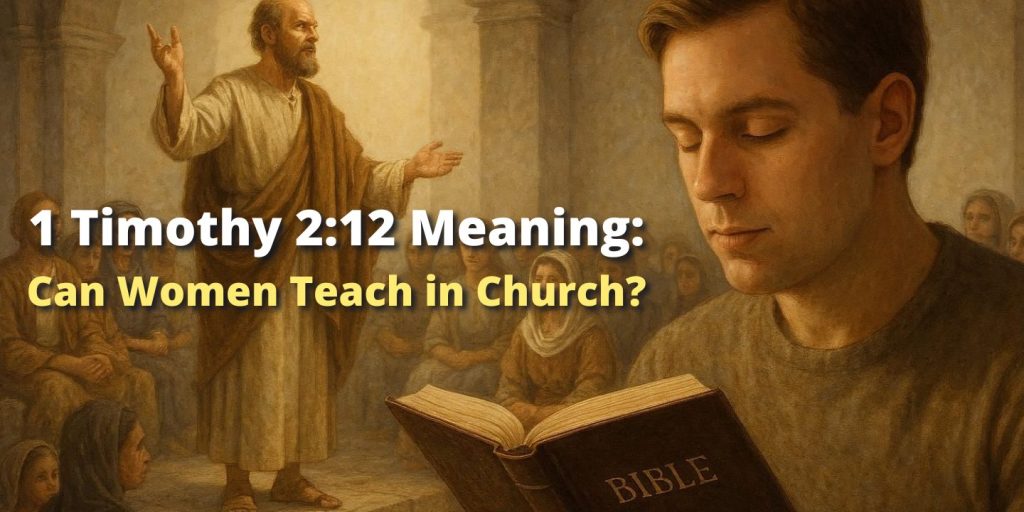 1 Timothy 2:12 Meaning:
Can Women Teach in Church?