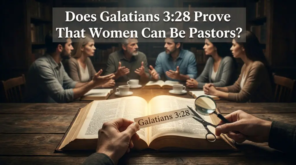 Does Galatians 328 prove that women can be pastors featured image