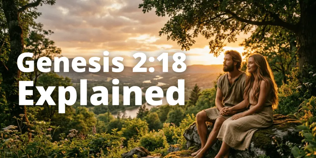 Genesis 218 Meaning “It Is Not Good That Man Should Be Alone” Explained