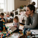 a parent who is stressed out