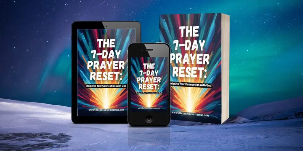the 7-day prayer reset composite with background free