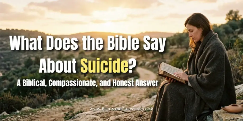 What Does the Bible Say About Suicide? A Biblical, Compassionate, and Honest Answer blog featured image