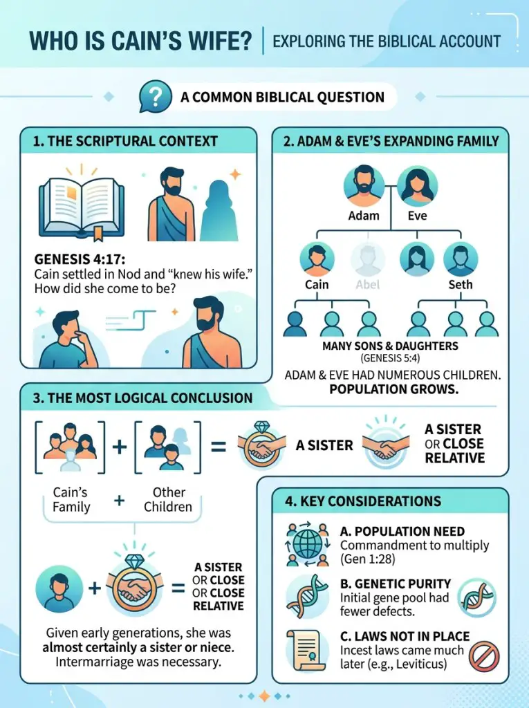 infographic who is the wife of cain