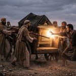 God striking Uzzah for touching the Ark of the Covenant