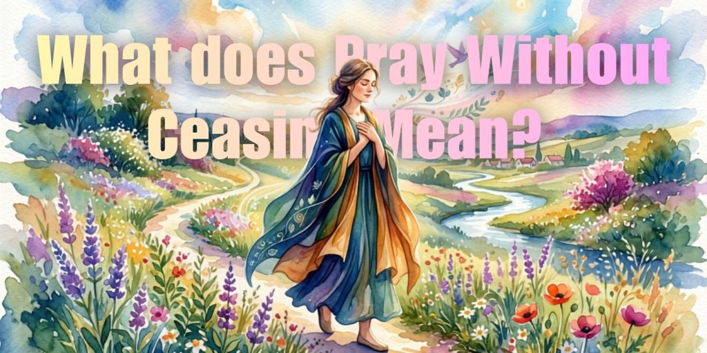 What does Pray Without Ceasing Mean  featured image blog