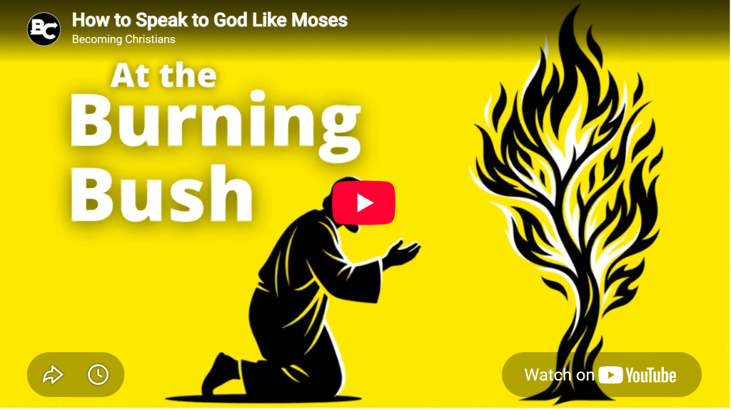 at the burning bush image