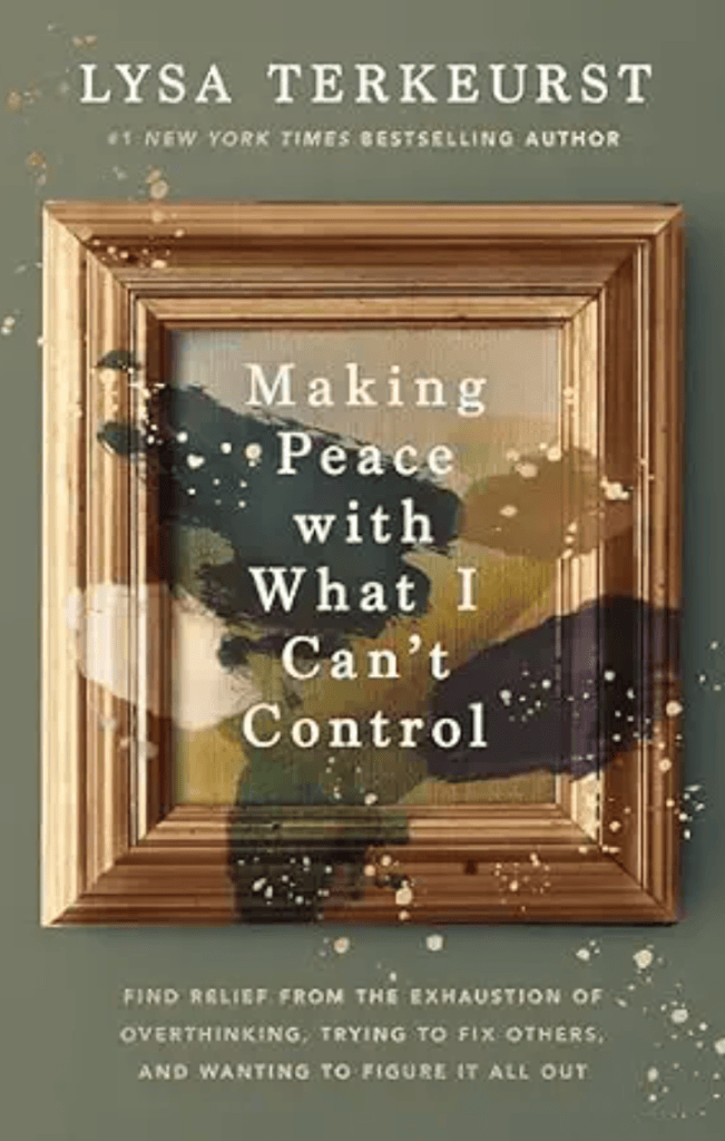 Making Peace with What I Can’t Control book cover